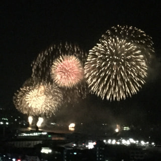 一昨日、錦江湾花火大会が開催されました。